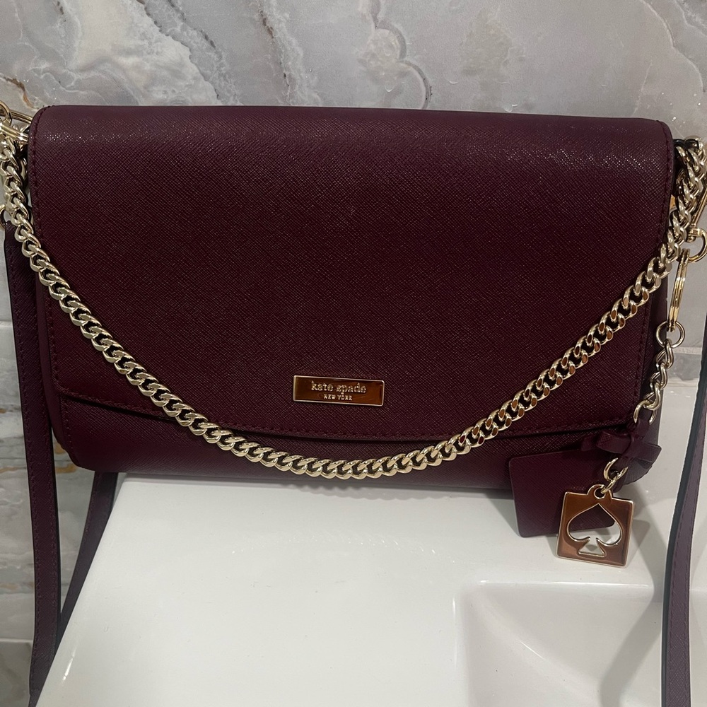Kate Spade Burgundy Crossbody Bag